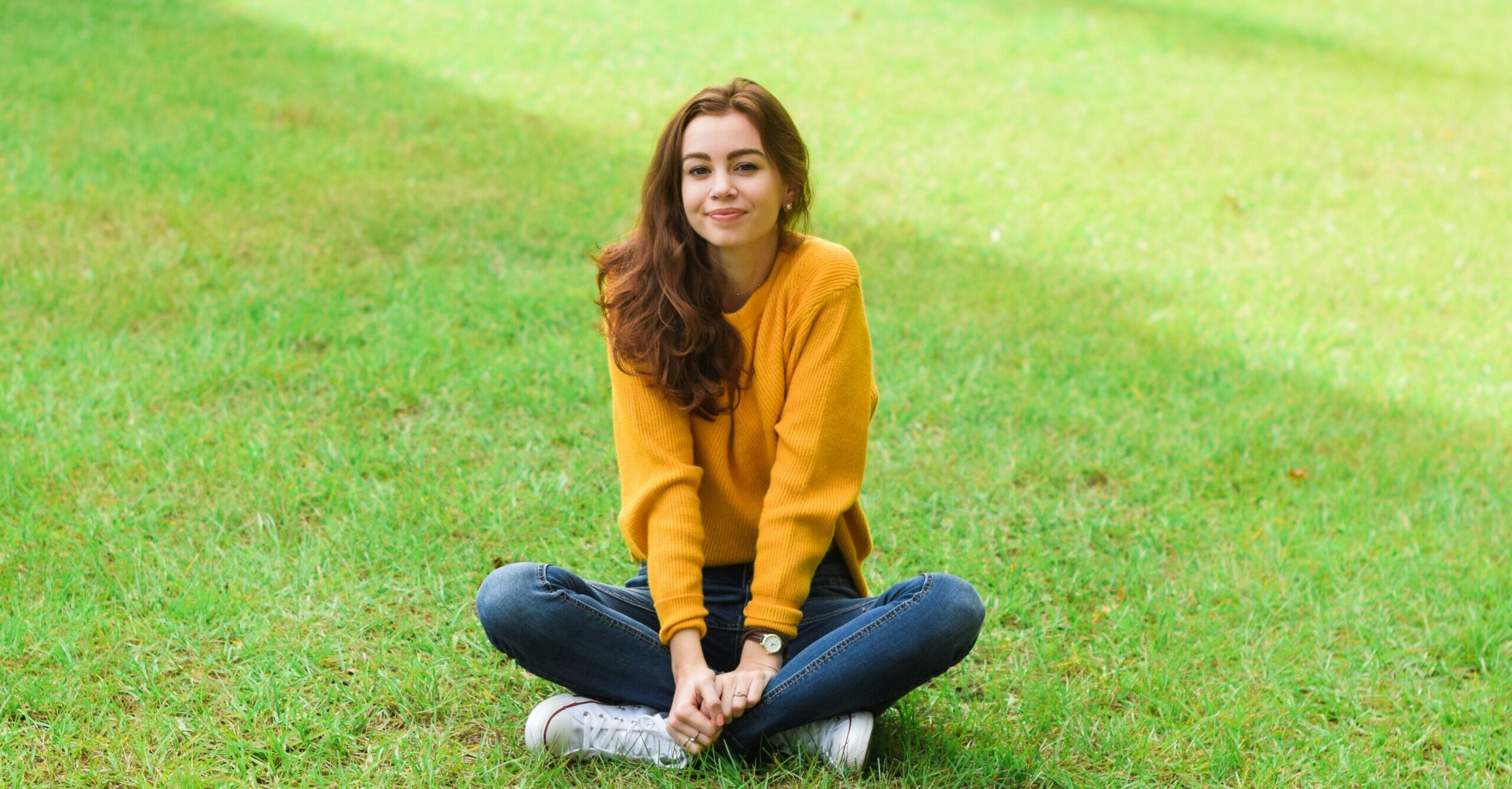 yellow sweater