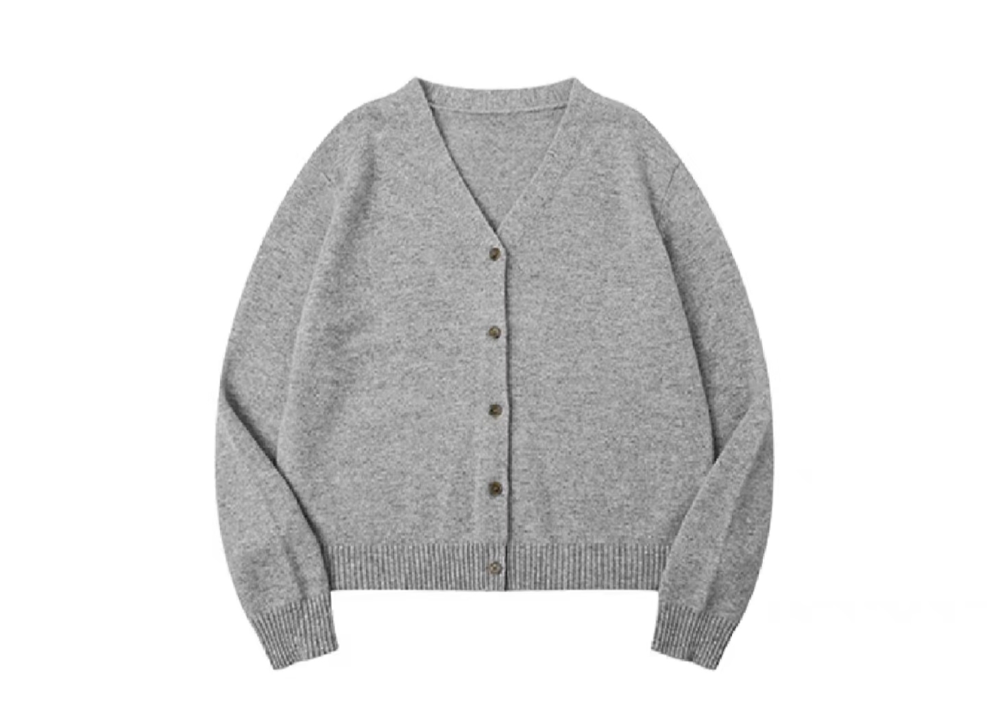 A cardigan sweater