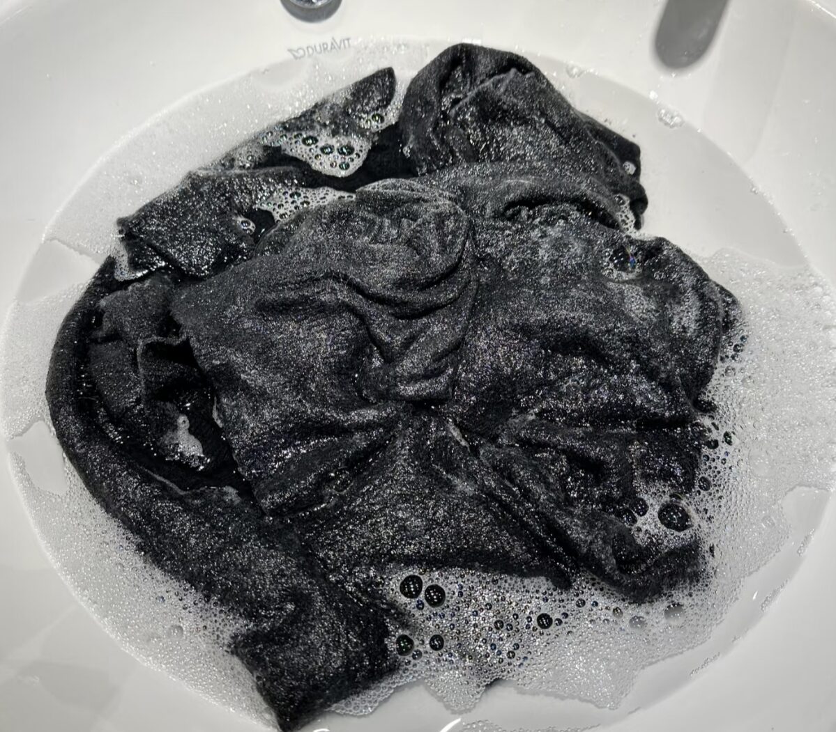 Washing a sweater